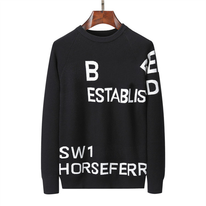 

Fashion Designer Sweatshirt Knitted Sweaters Men Women Loose Jumpers Luxury Casual Autumn Winter Warm Hoodie Sweater Embroidered Letters GZ31