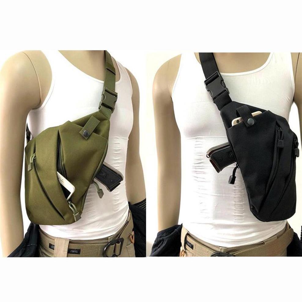 

Stuff Sacks Nylon Tactical Storage Gun Carry Bag Pistol Holster Right Left Shoulder Anti-theft Concealed Chest For Cycling Hiking210Z, Cp bag in right