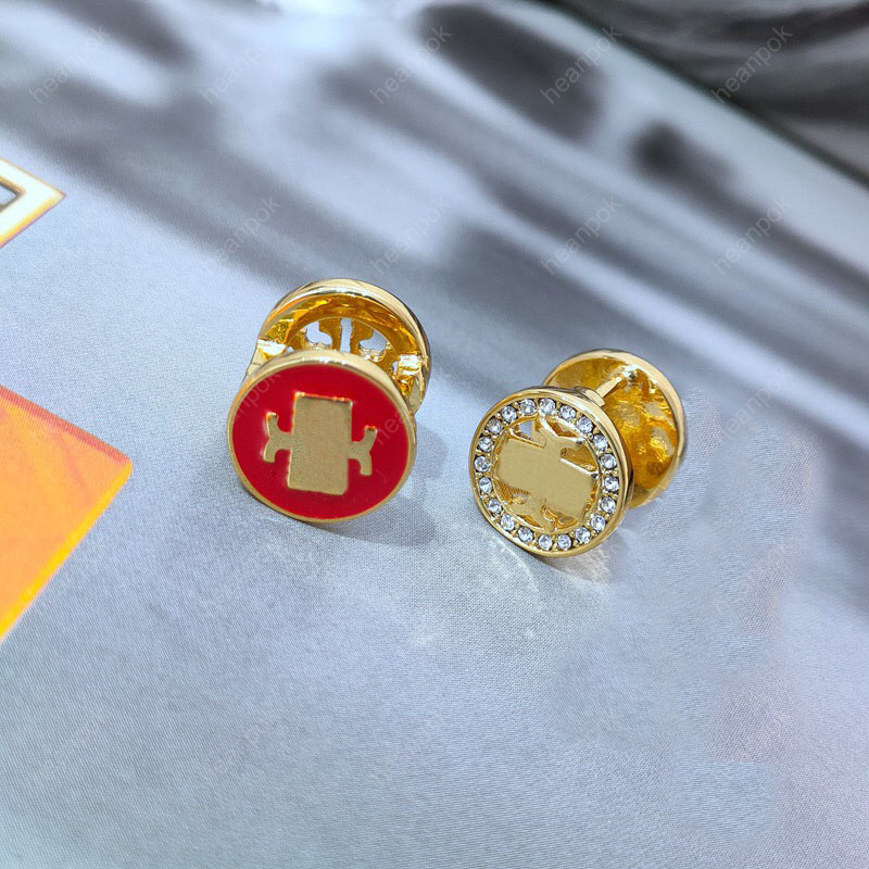 Women Designer Stud Earrings Gold Pearl Earring T Luxury Hoop Earring Red Brand Designers Letters Studs Wedding Party Jewerlry