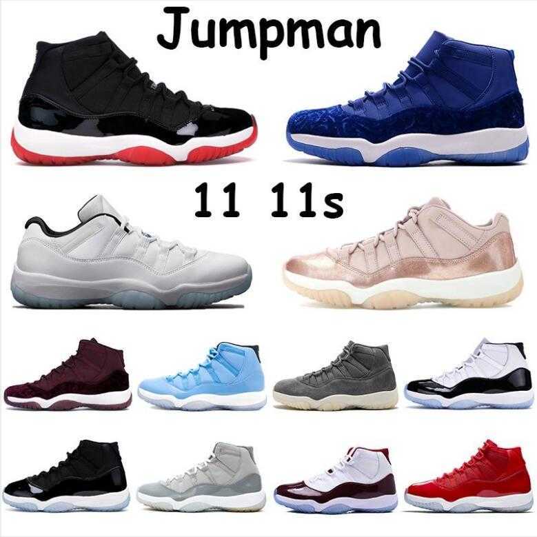 

New 11s men women basketball shoes High heiress night maroon pantone 45 bred mens sports trainers sneakers XI Mid Cut, Colour-#37