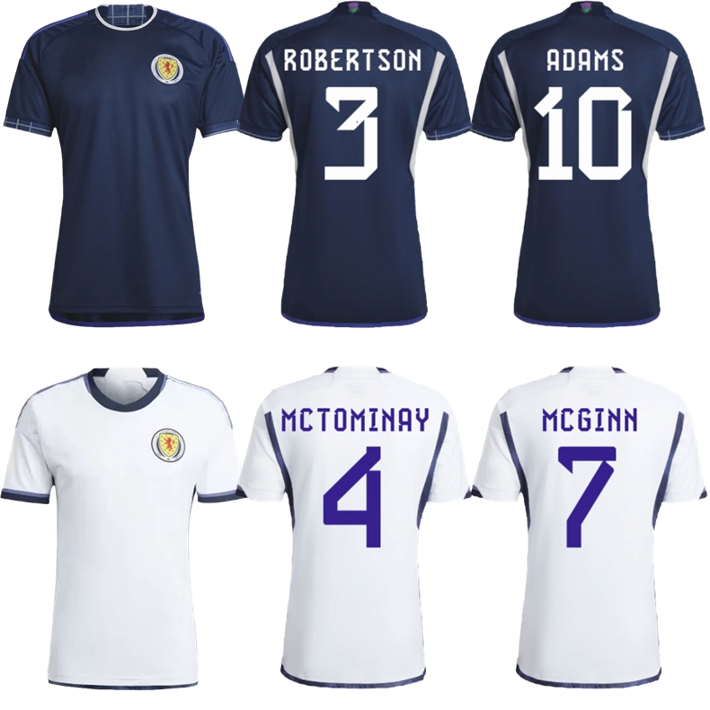 

2022 2023 Scotland Soccer Jerseys National Team McGinn Scott McTominay Andy Robertson FRASER ADAMS HANLEY DYKES 22 23 adult kid kits home away football shirts, Home national league jersey