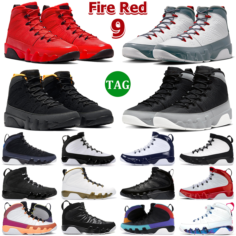 

Jumpman 9 OG Men Basketball Shoes 9s Fir Red Particle Grey Racer University Blue Gold Bred Patent Anthracite Mens Trainers Outdoor Sports Sneakers