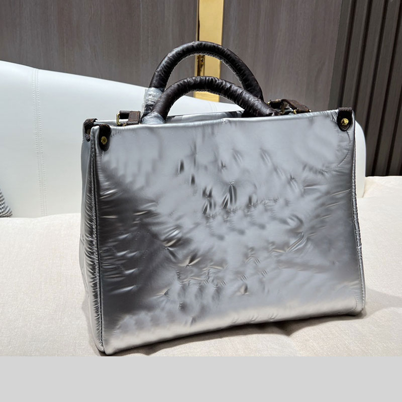 

33cm Cotton Tote Bag Women Crossbody Handbags Cross Body Shop Bags Shoulder Bags Quality Fashion Open Purse Quilted Genuine Leather Classic Letted Large Capacity, Not sold separately