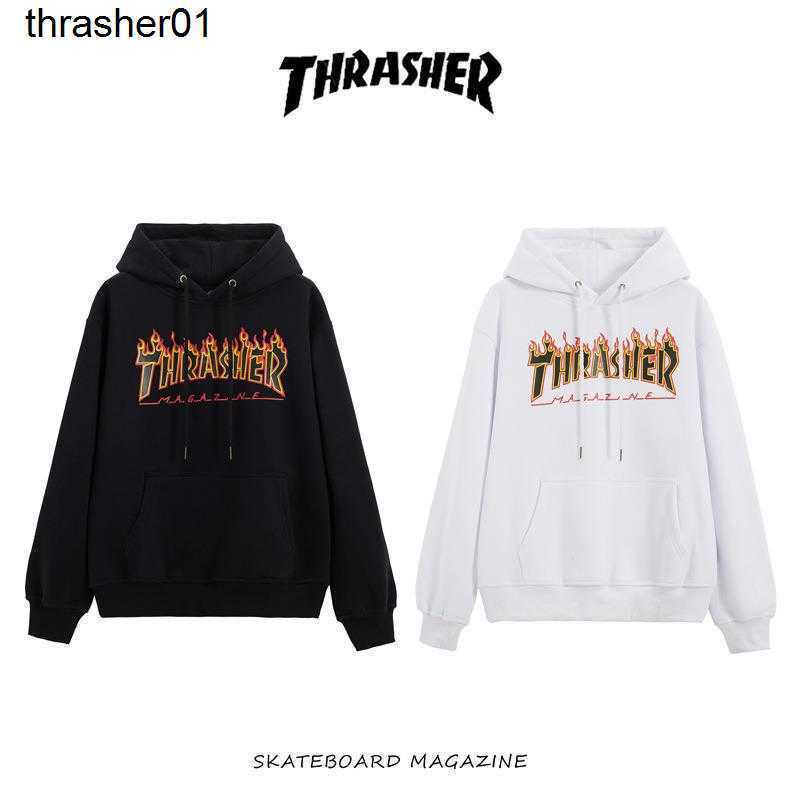 Sweat-shirts de créateurs pour hommes Sweats Swateboard Black Flame LETTER IMPRESSIONNEMENTS BASI