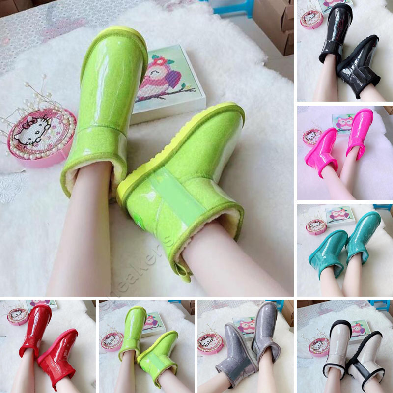 Warm Boots Snow Boot Ankle Bootss Australian Classic Womens Mini Half Winter Full Fur Furry Satin Usa Gs Booties Slippers Hot Ug Selling