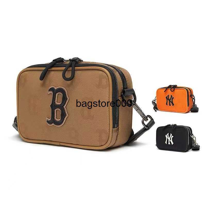 

Mlb21 designer new messenger camera bags classic old flower NY dark pattern child mother small square printed single shoulder bag fashion, Black