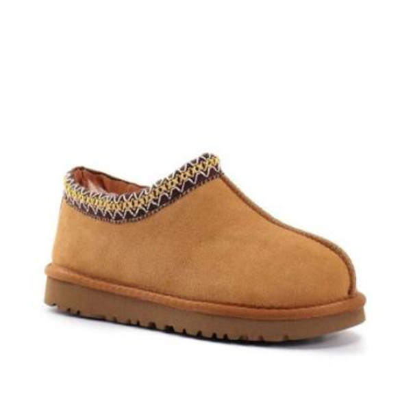 Nouvelle Arrivée Cheville Bottes D'hiver Designer De Fourrure De Neige Bottes Tasman Pantoufle Talon Plat Moelleux Mules En Cuir Véritable Austra