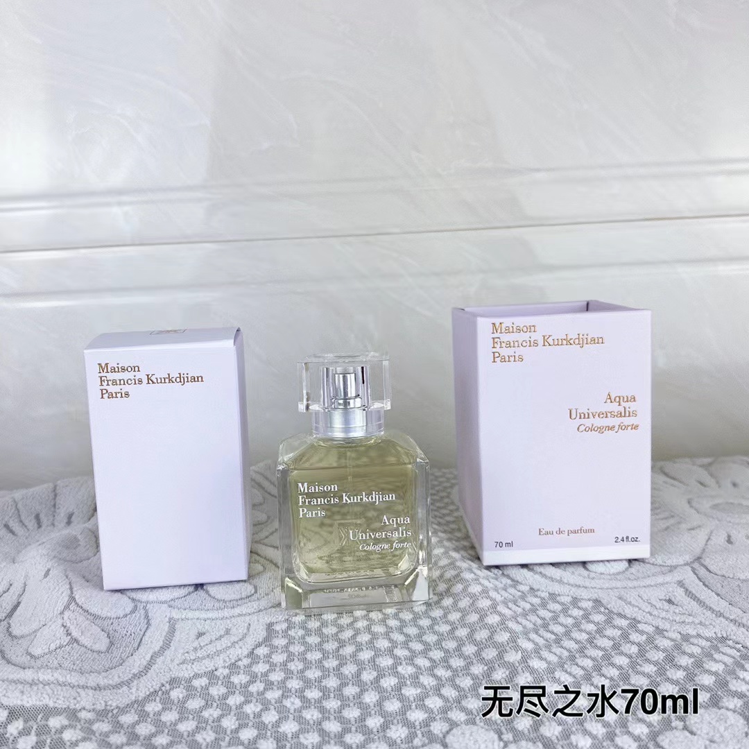 

Men and women perfume glass bottle spray endless water neutral eau de toilette EDT 70ml