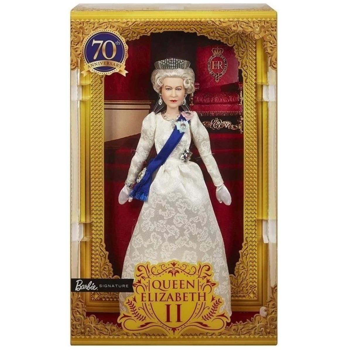 

Collecton Barbie Gift Party Toy 11.5inch Signature Queen Elizabeth II Platinum Jubilee Royalty Monarchy Wholesale DD