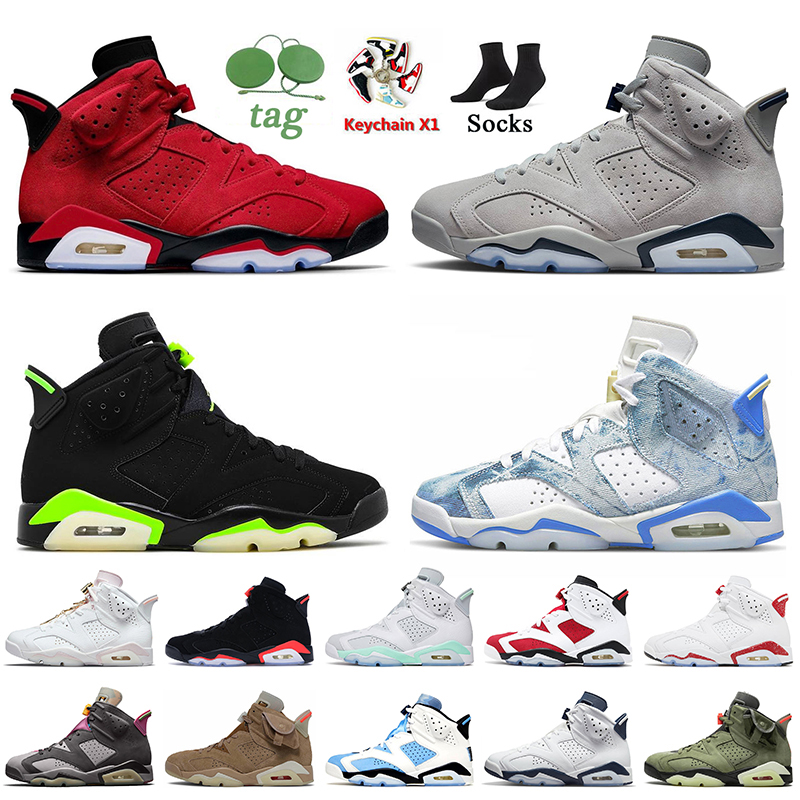 

Toro 6s Jumpman 6 Basketball Shoes Georgetown Denim Electric Green Black Infrared Red Oreo UNC Mint Foam Midnight Navy Bordeaux Gold Hoops Sports Trainers Sneakers, C41 midnight navy 40-47