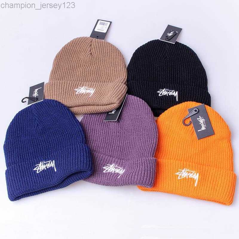 Ball Caps Fashion brand Stusy designer Autumn Winter Embroidery Hats Knitted Woolen Hat Women Men Hat