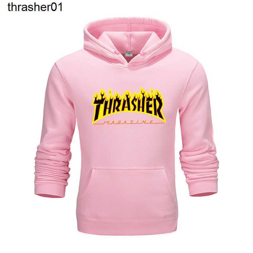 Sweat-shirts de créateurs de sweat-shirts de thrasher lâches d'amateurs de chandail occasionnels à streetwear de mode de pull lâche Sweator Stree