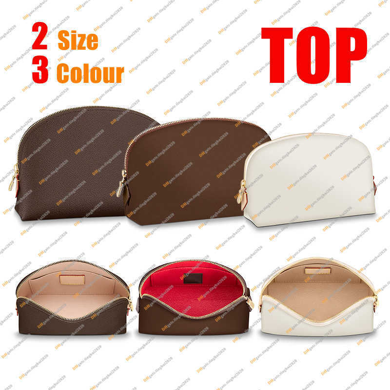 

Ladies Fashion Casual Designer Cosmetic Bag Storage Bags Coin Purse High Quality 5A TOP Brown Flower & Checkerboard M47353 M47515 N47516, Small 19cm brown flower
