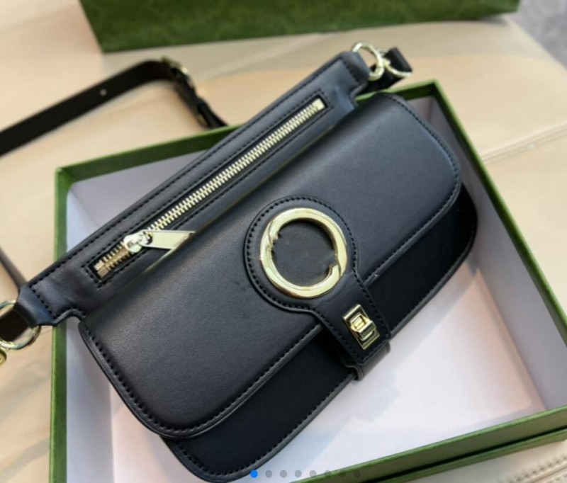 

Designer Bum bags Blondie belt bag Ophidia fanny pack Waist handbag tote Double G women Shoulder crossbody wallet genuine leather interlocking messenger purse, Size:23.5*16cm
