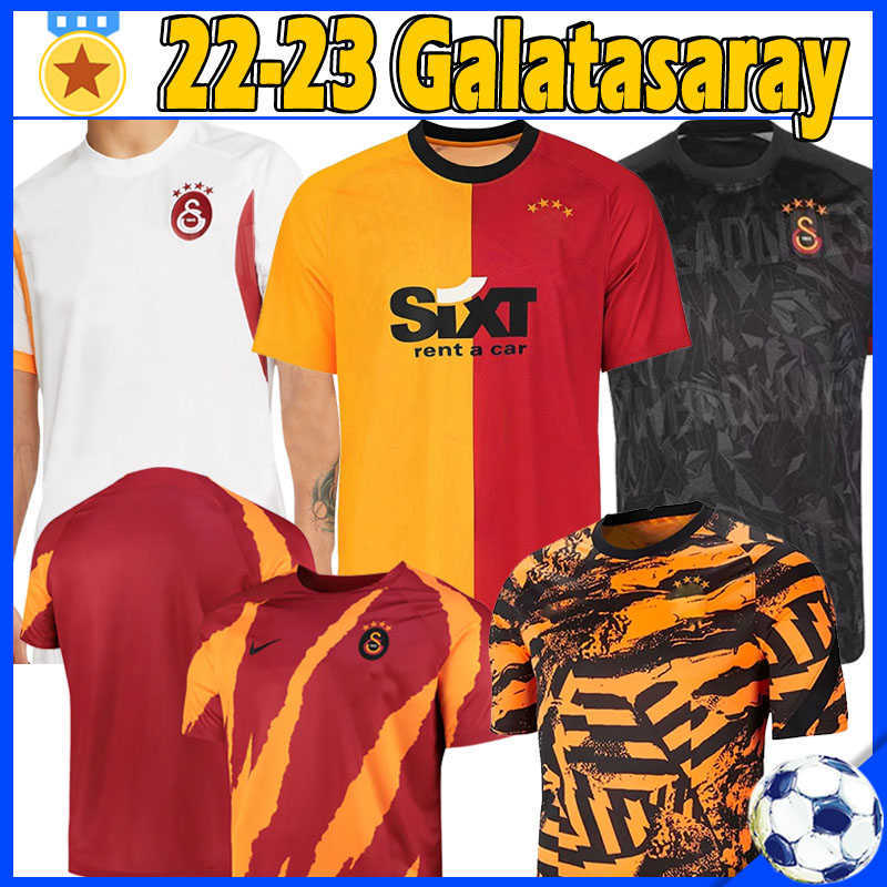 

22/23 Galatasaray Mens Soccer Jerseys 2022 2023 MOSTAFA MORUTAN DEANDRE LUYINDAMA CICALDAU EMRE KILINC FEGHOULI kturkoglu Alexandru Home, 22-23 home