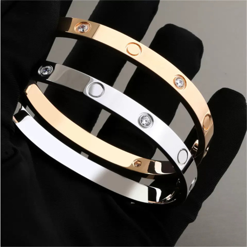 

Fashion Bracelets Femme Vintage Titanium Steel Cuff Screw bangle For Women Luxury Designers screwdriver bangles designer bracelets mens jewlery