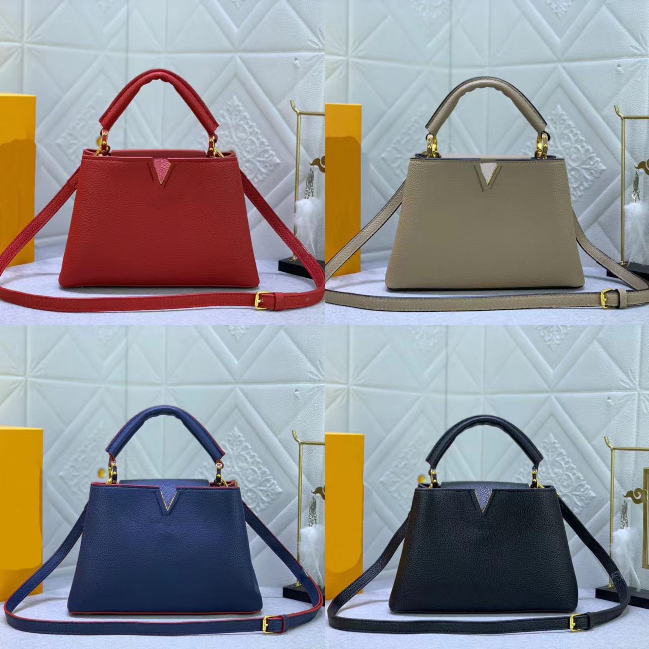 

New designer bag Luxury Women Shoulder Bags Handbag Designer Crossbody Wallet Female Purses 2022 topquality high-capacity Solid color Multiplecolor choices