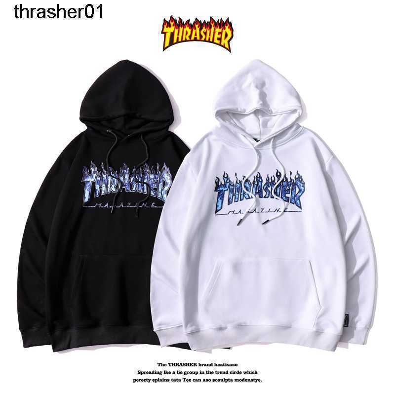 Sweat-shirts de créateurs pour hommes à capuche Hoodies Hoodies Flame Hoodie Men's Men's Men's Loose Winter Fashion Brand Sports Sweatie