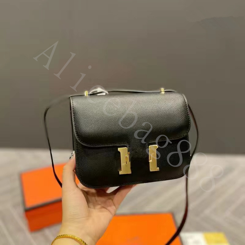 

new luxury designers Shoulder Bags Small square bag in genuine leather one-shoulder crossbody bag with palm print H letter without box, 07