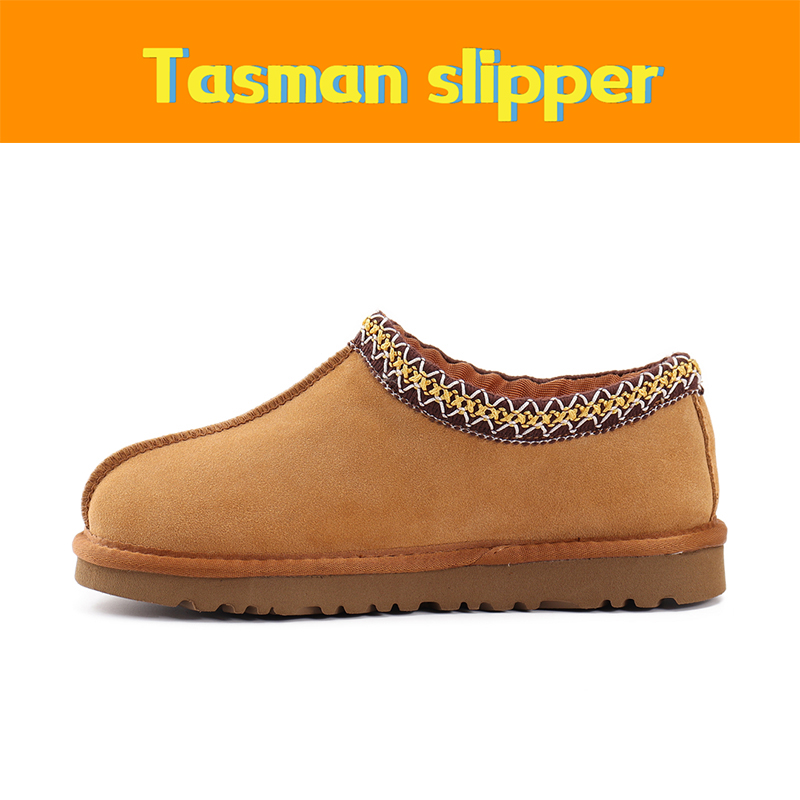 

TOP Australia Slippers shoes Tasman shearling Slipper chestnut Fashione Women Platform Comfort Fall shearling slides Designer winter fur warm with sandals, Shoe box