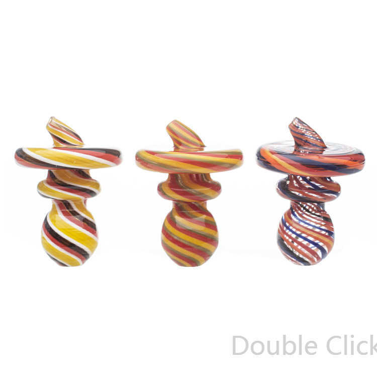 

Colorful Glass Bubble Carb Caps For Smoking Flat Top Quartz Banger Nails Silicone Nector Collectors Water Pipes Bongs Pipe Dab Rigs