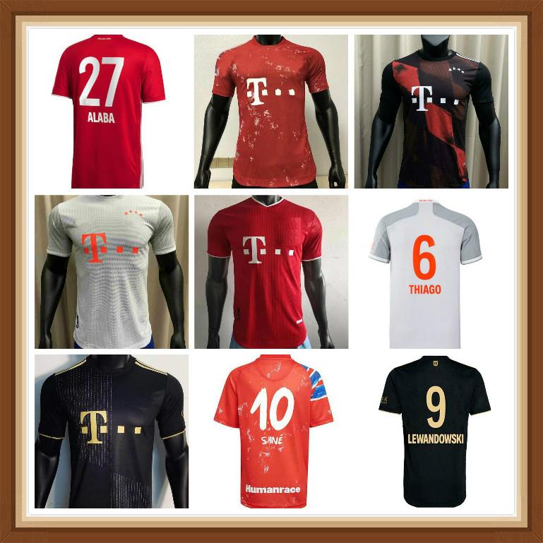 

Soccer jerseys Player version Soccer jersey 20 21 22 SANE LEWANDOWSKI COMAN Bayern Munich Final 2021 2022 Football shirt NIANZOU MUNCHEN Gna, Grey