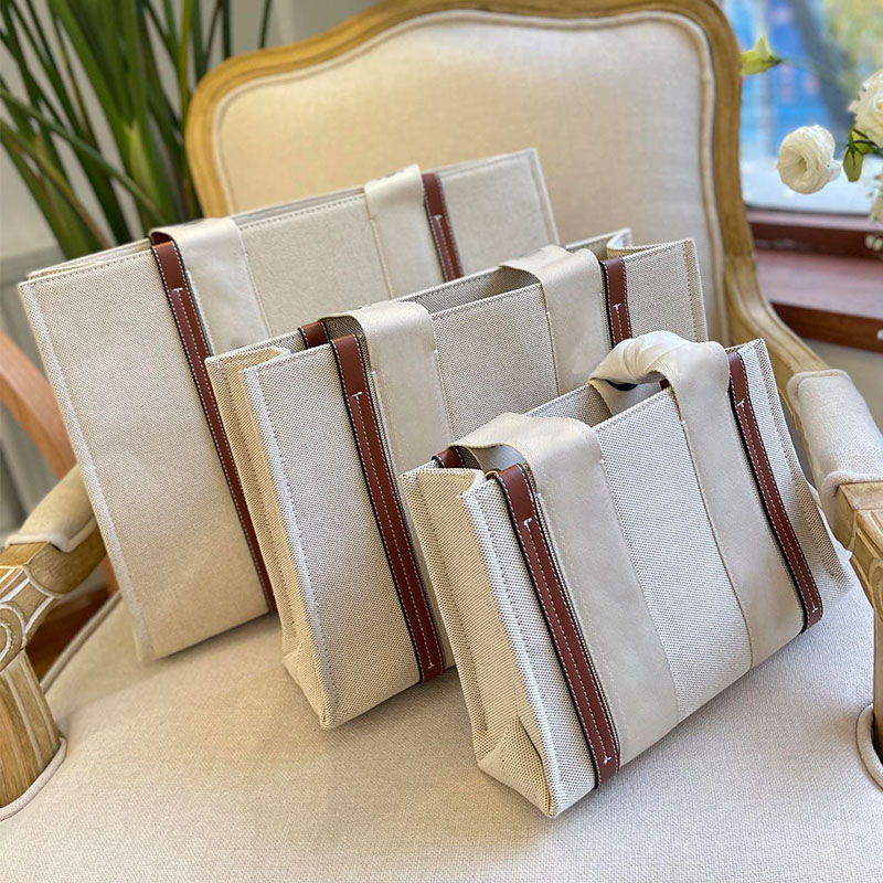

2022 5A High Quality Womens Chloes bag Woody Fashion Tote Bag travel Shoulder Canvas Luxurys Genuine Leather Handbag 37cm shopping Designer Crossbody NYLON Hobo, Multi-color