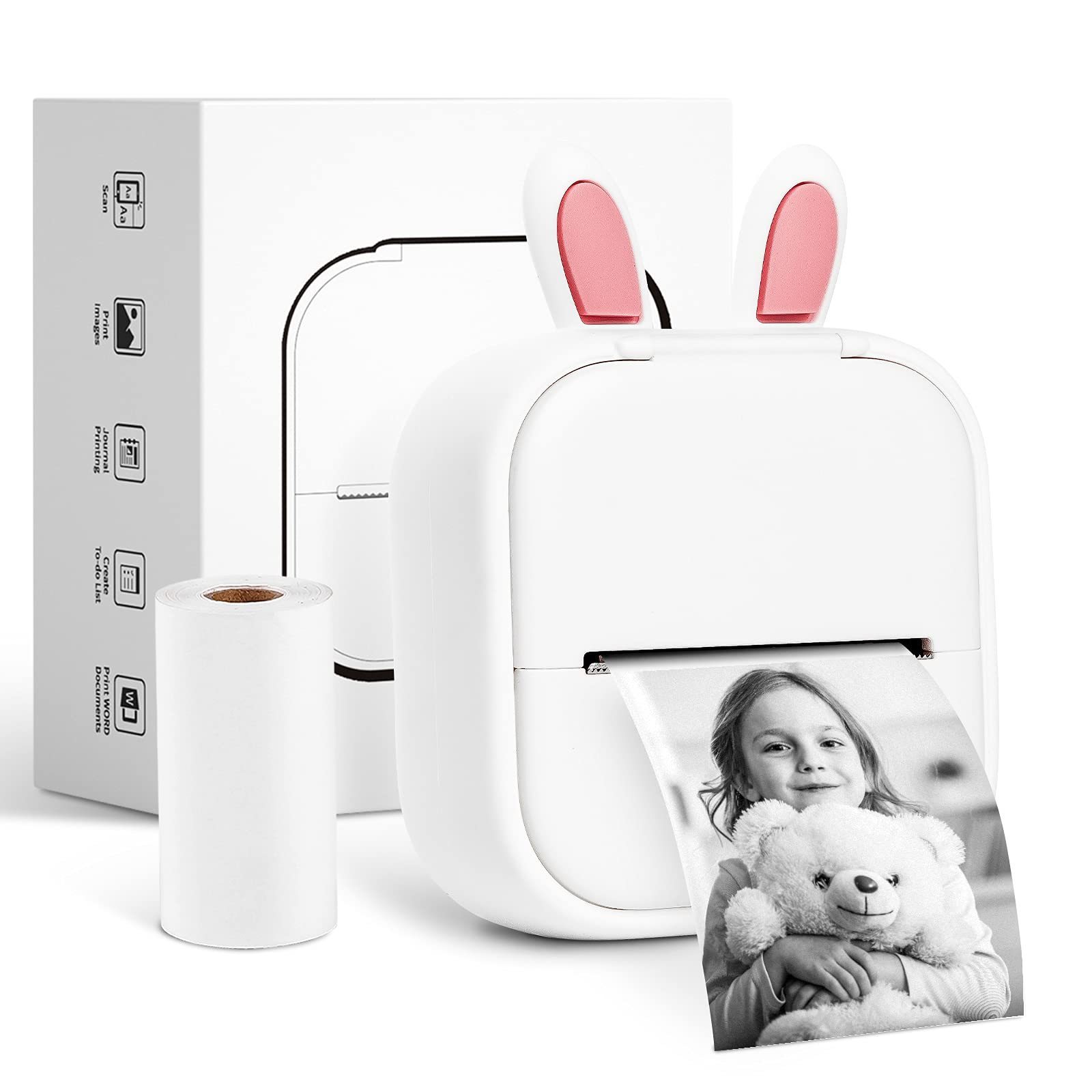 

Printers 2 Model Can Choose Phomemo M02T02 Mini Sticker Thermal Portable Phone Self-adhesive 221024