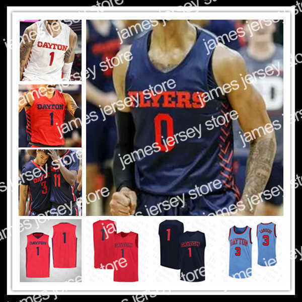 

College Basketball Wears Custom Basketball Dayton Flyers Jersey College DaRon Holmes II Toumani Camara Malachi Smith Elvis OBI TOPPIN Brea R.J. Blakney Moulaye, Man blue