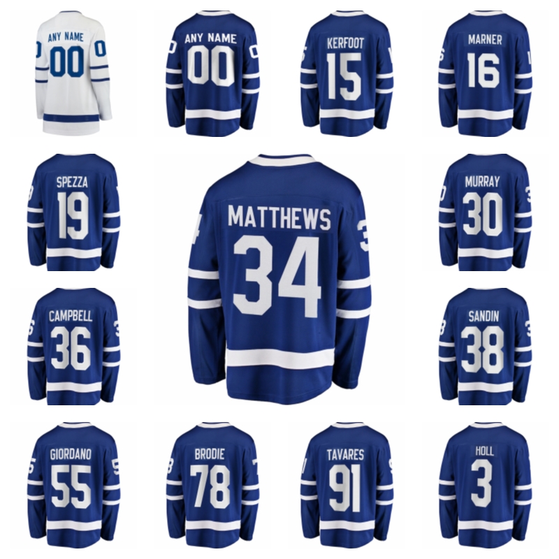 

Auston Matthews 34 Hockey Jerseys maple leafs John Tavares 91 Mats Sundin 13 Mitchell Marner 16 Doug Gilmour 93 TJ Brodie 78 Samsonov 35 home away Men Women Youth Jersey, Womens-home+patch