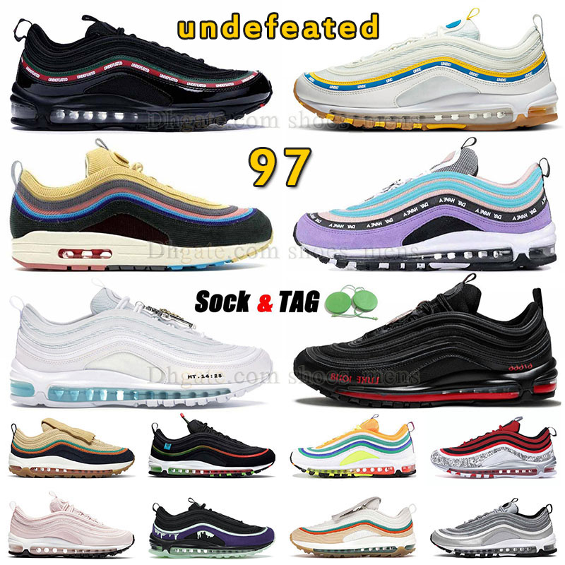 

OG 97 97s Running Shoes Satan Triple Black White Mschf Jesus Reflective Bred The Undefeated Mens Men Women Sean Wotherspoon Loafer Walking Jogging Sneakers Trainer, B29 36-40 melon tint barely volt atomic
