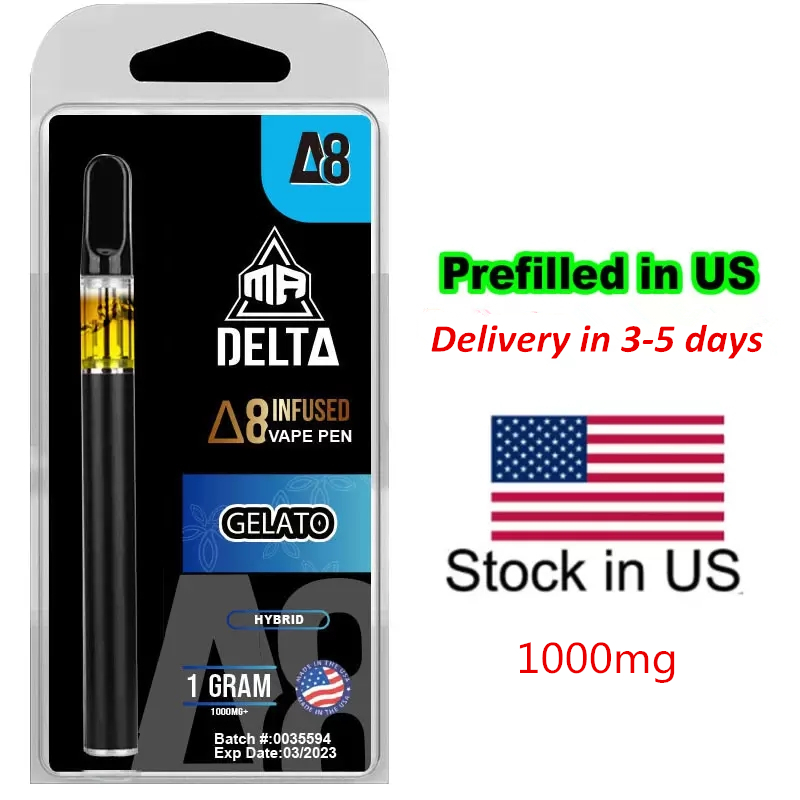 

Original Delta 8 HHC 1000mg Disposable Vape Pen E cigarettes Pre-filled and Ship from USA Upgraded Ceramic Coil Slim Rechargeable vape VS Cake Kit