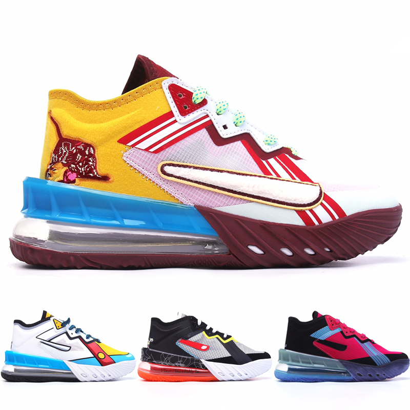 

Designer LeBrons 18 Low Basketball Shoes For Mens Trainers 18s XVIII Fireberry Tweety Space Jam Stewie Griffin Mimi Plange Higher Learning Sneakers Size 40-46, #01 mimi plange higher learning