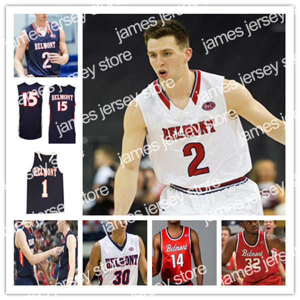 

College Basketball Wears Custom 2021 Belmont Bruins Basketball Jersey Nick Muszynski Luke Smith JaCobi Wood Grayson Murphy Ben Sheppard Caleb Hollander Tate Piers, Old orange
