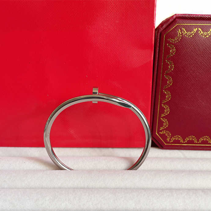 

Bangle New designer bracelets for men and women stainless steel bracelet for couples classic jewelry Valentine's Day gifts