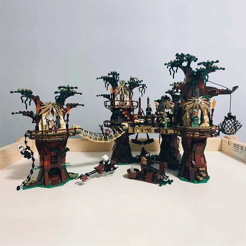 

Blocks Ewok Village Compatible 10236 Space Wars Constructor Model Building Project for Adults Brick Toys for Boys Blocks Gifts for Kids T221022