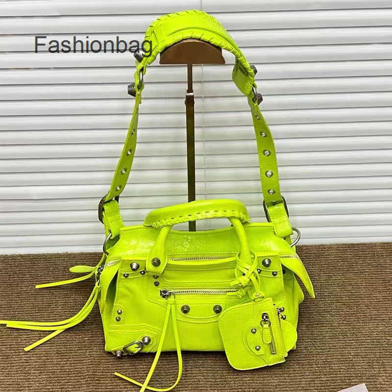 

Mini Bags Neo Woman Le Balenciga Cagole Bag Handbag Men's Women's Universal Rivet Single Shoulder Messenger 9MPD, Blue