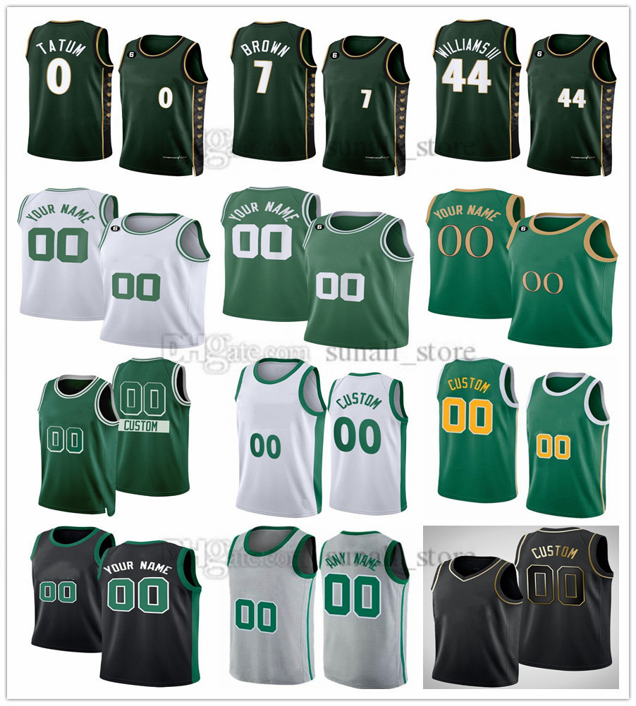 

2022-23 Printed Basketball Jayson 0 Tatum Jerseys Jaylen 7 Brown Al 42 Horford Malcolm 13 Brogdon Derrick 9 White Marcus 36 Smart Robert 44 Williams III Blake 91 Griffin, Green