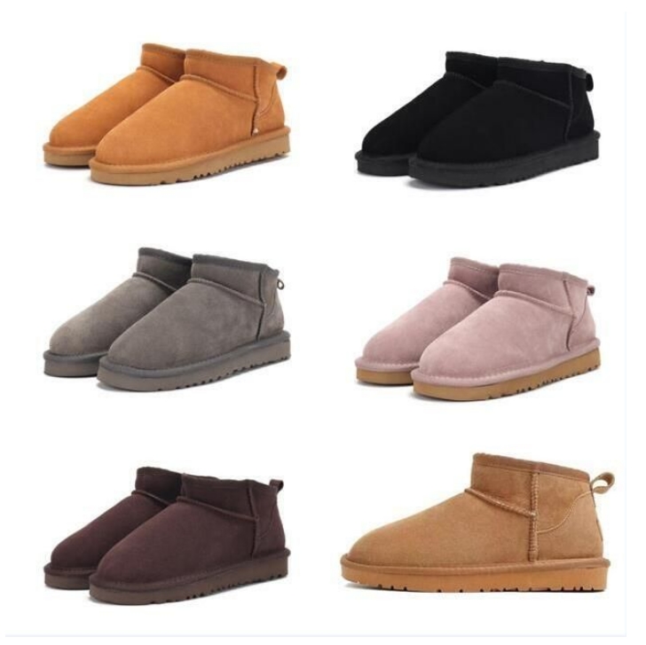 

Australia U women ultra mini snow boots slipper man sluggard Soft comfortable Sheepskin keep warm plush boots with card dustbag Birthday Christmas nice gifts, Twilight pink+sequins