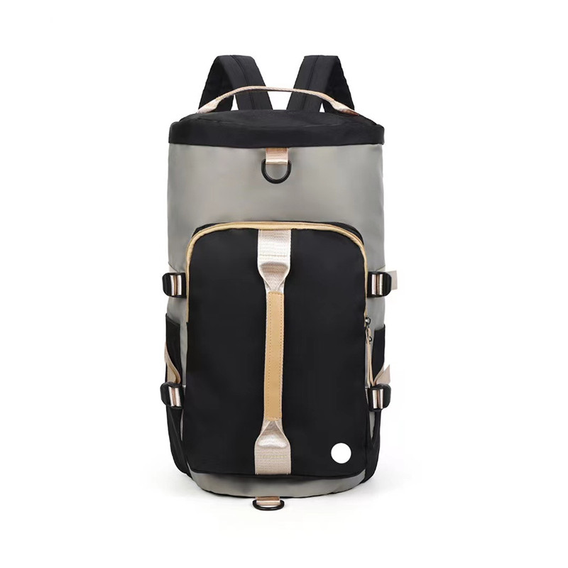 

LL New Gym Duffel Bag Hiking Backpacks Multifunction Carry On Luggage For Men Woman Waterproof Sports Fitness Bags Shoulder Pack, #5
