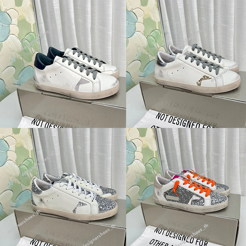 Baskets de créateurs Italie Marques Chaussures Casual Hommes Femmes Classiques Baskets À Paillettes Mode Léopard Or Rose Baskets En Plein Air Tai