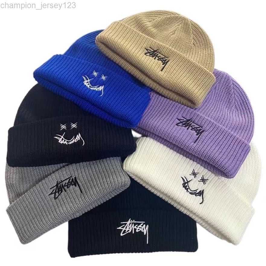 Ball Caps Fashion brand Stusy designer Woolen Hat Men Women Knitted Hats Autumn Winter Warm Couple's Headgear Cap