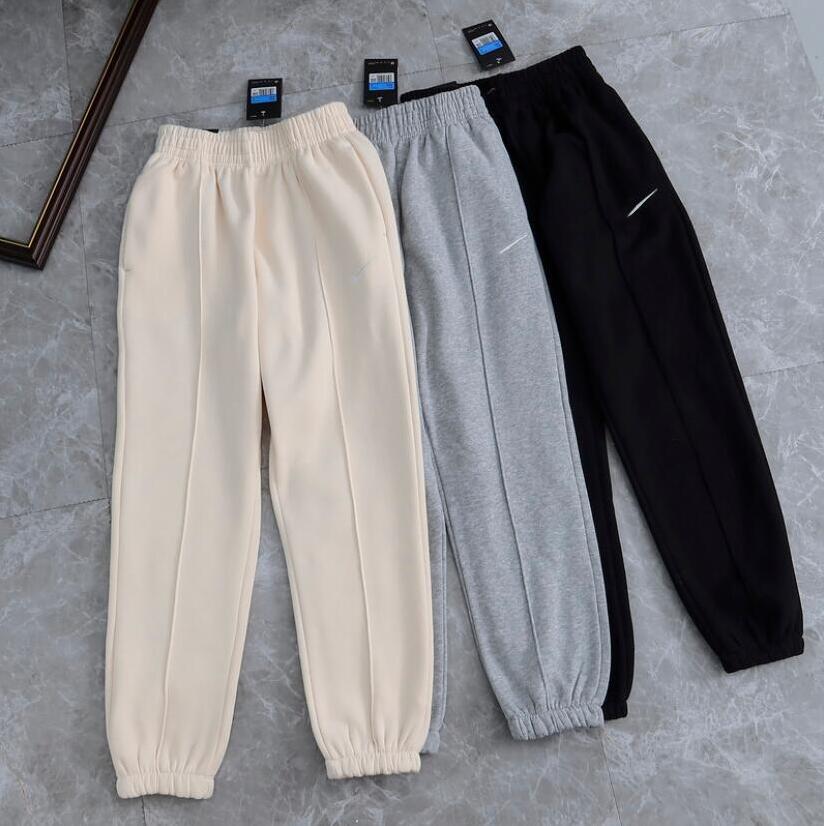 

Mens Flannel Pants Women Casual sport trousers Thickened thermal bunched foot pants Men printing For Brand Motorcycle Pant NK Embroidery, No product