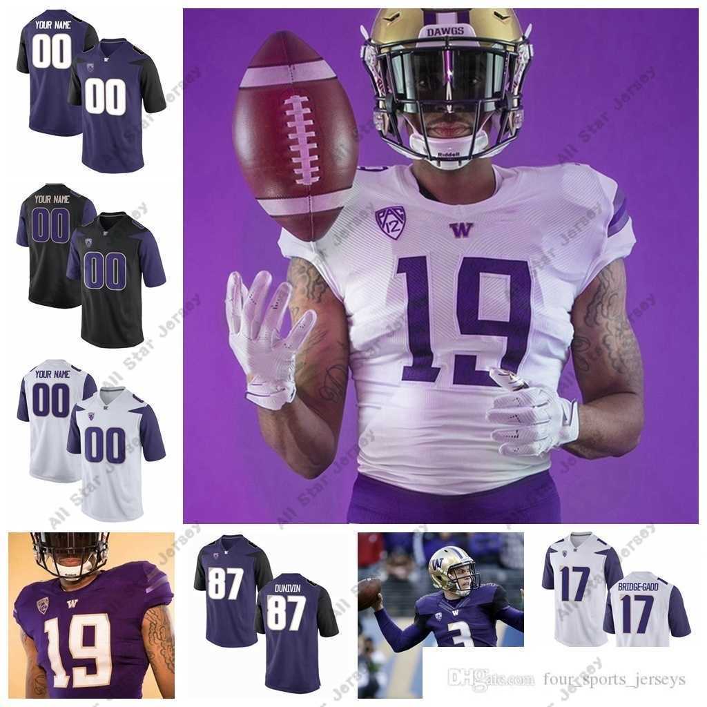 

NCAA Washington Huskies College Football Jerseys Andre Baccellia Jersey Ty Jones Quinten Pounds Sean McGrew Warren Moon Custom Stitched, Womens 2019 new brand purple