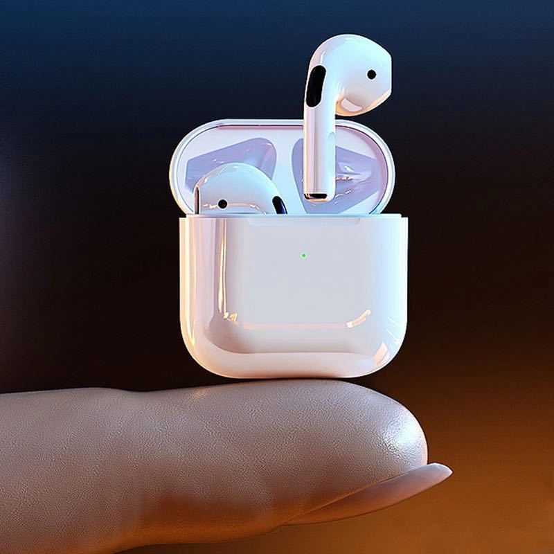 

waterproof pro 4 ear buds TWS air pro 4 wireless earbuds Bluetooth earphone, White