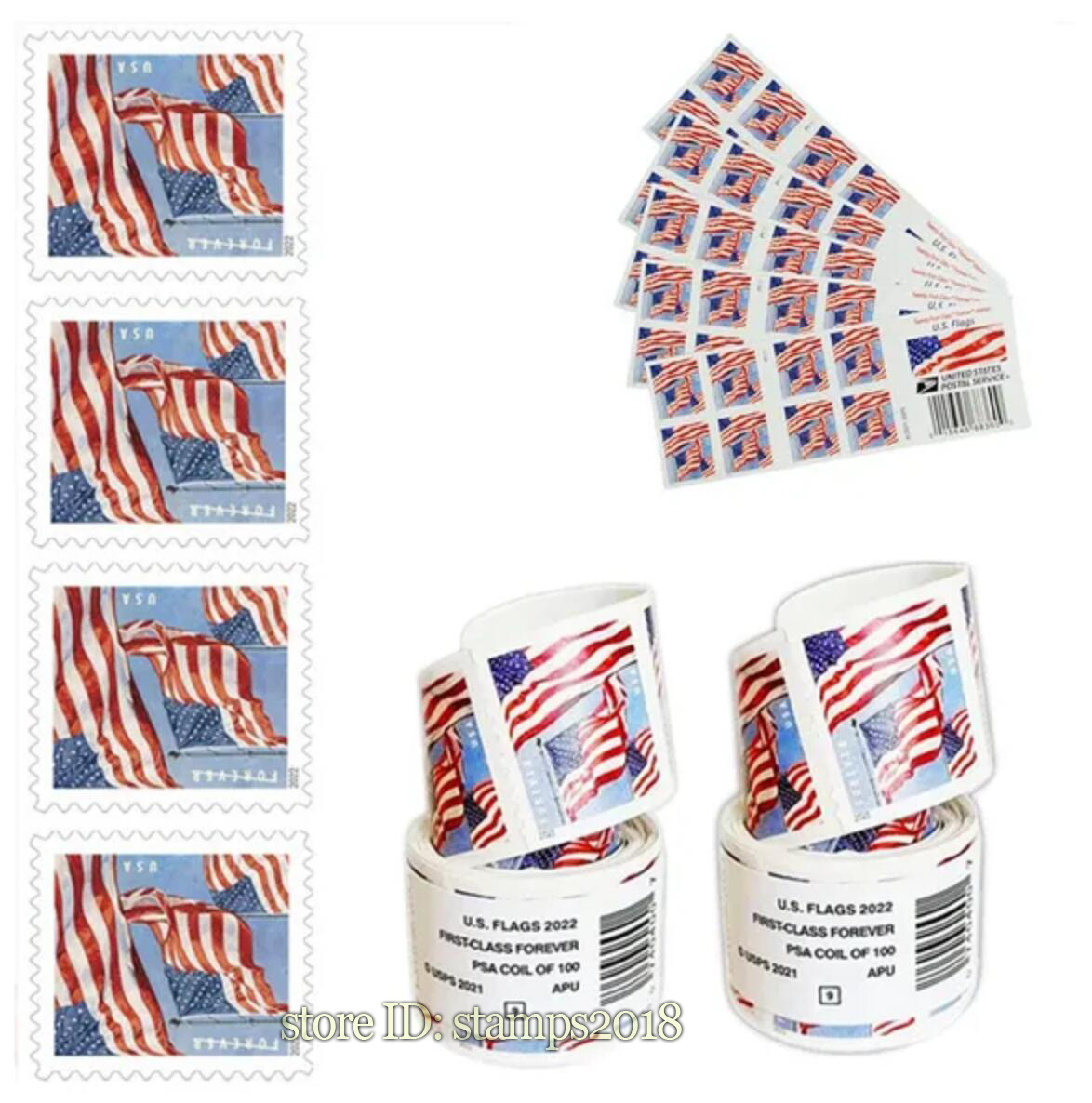 

Forever Brand New 2020 U.S. For Envelopes Letters Postcard Office Cards Mail Supplies Collection, J;100pcs/set