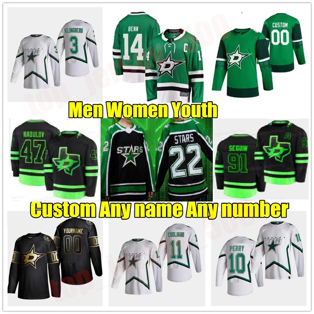

Dallas #91 Tyler Seguin Stars Reverse Retro Jersey Joe Pavelski Braden Holtby Jamie Benn Miro Heiskanen Alexander Radulov Jason Robertson Ryan Suter Riley Damiani, Men