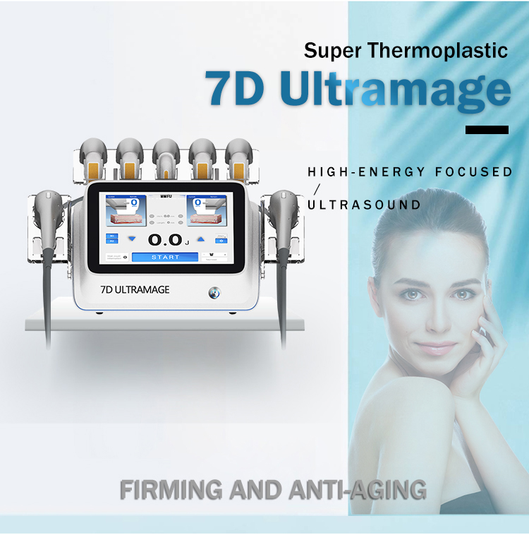 

High Intensity Focused Ultrasound RF Equipment Hifu Facial Lifting Anti-Wrinkle Ultra 7D 4D 3D Hifu Portable Forms Machine