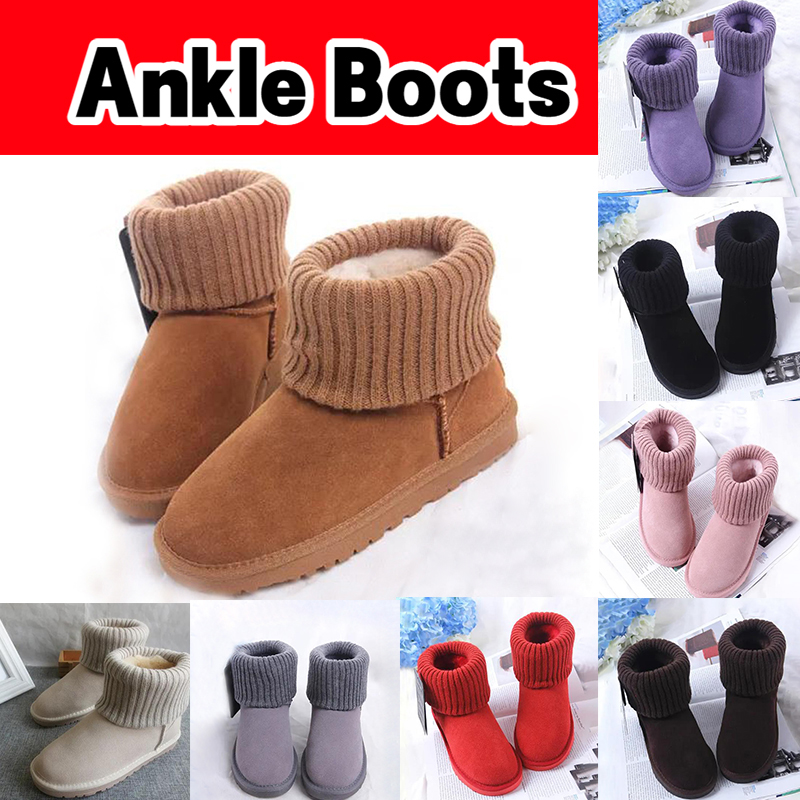 

Fashion Boots Knitting ankle boots designer Australia men shoes Classic Mini women Sneakers half booties Black Chocolate Sand Chestnut Pink Deep Blue sneaker, 11-bubble wrap packaging