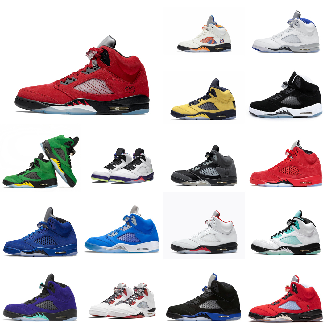 

Retro mens 5s jumpman 5 basketball shoes James lebron 20 OG sneakers Oregon ducks Green Yellow Michigan Bel Air Anthracite tennis with box, Stealth 2